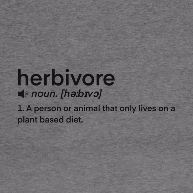 Dictionary Definition word- Herbivore by Fruit Tee